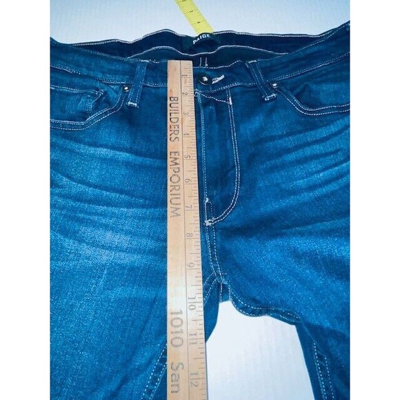 Men's PAIGE Federal Denim Jeans Blue Straight Leg Stretch Size 32 Fits 33x31 - Picture 7 of 16